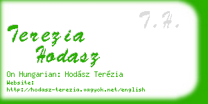terezia hodasz business card