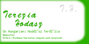 terezia hodasz business card